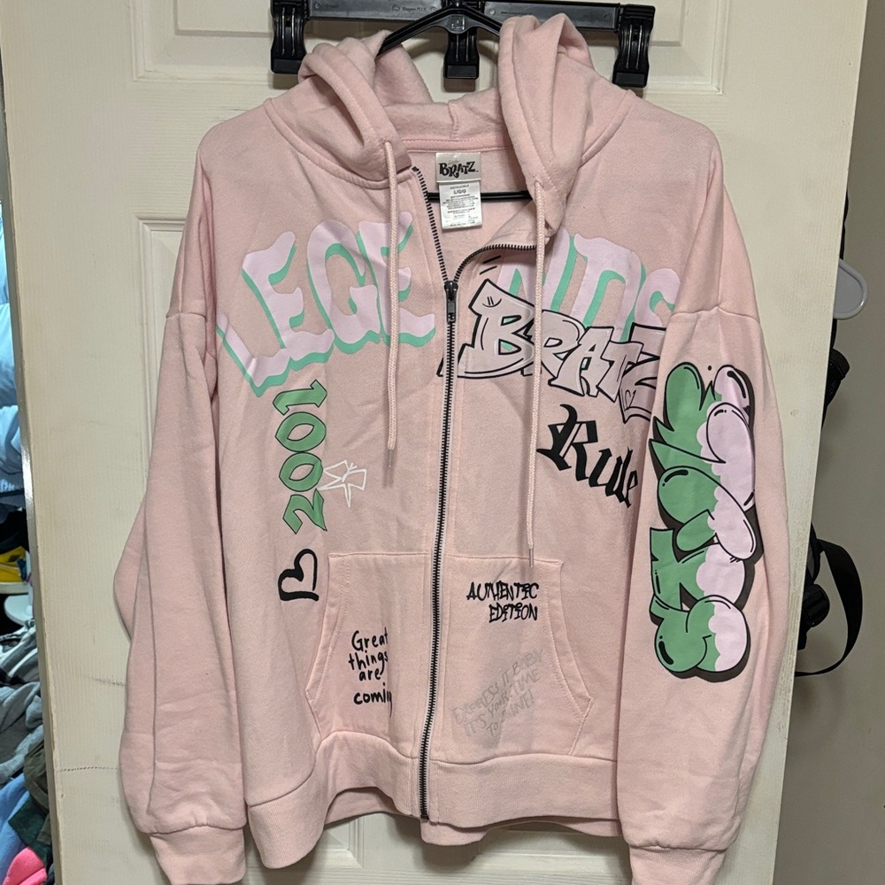 Legends Pink Graphic Hoodie